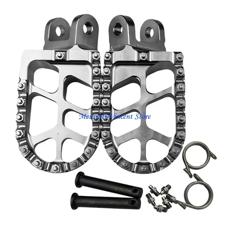 A70F Motorrad-Fußrasten, rutschfeste Oberflächen, korrosionsbeständige Aluminiumkonstruktion, Fußrasten, Pedal-Fußstütze – Detail 3
