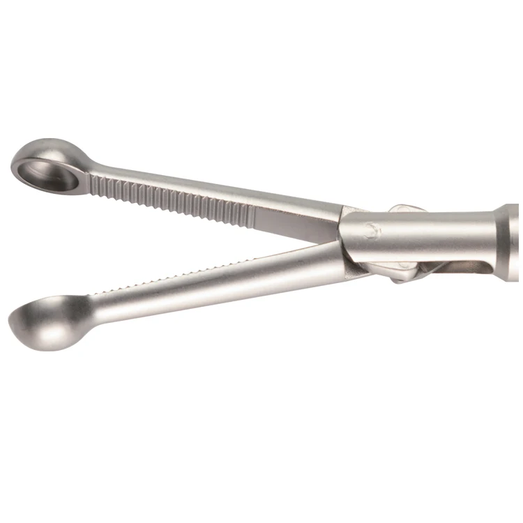 Geyi 10mm Reusable Laparoscopic Stomach Grasping Forceps Round Tip