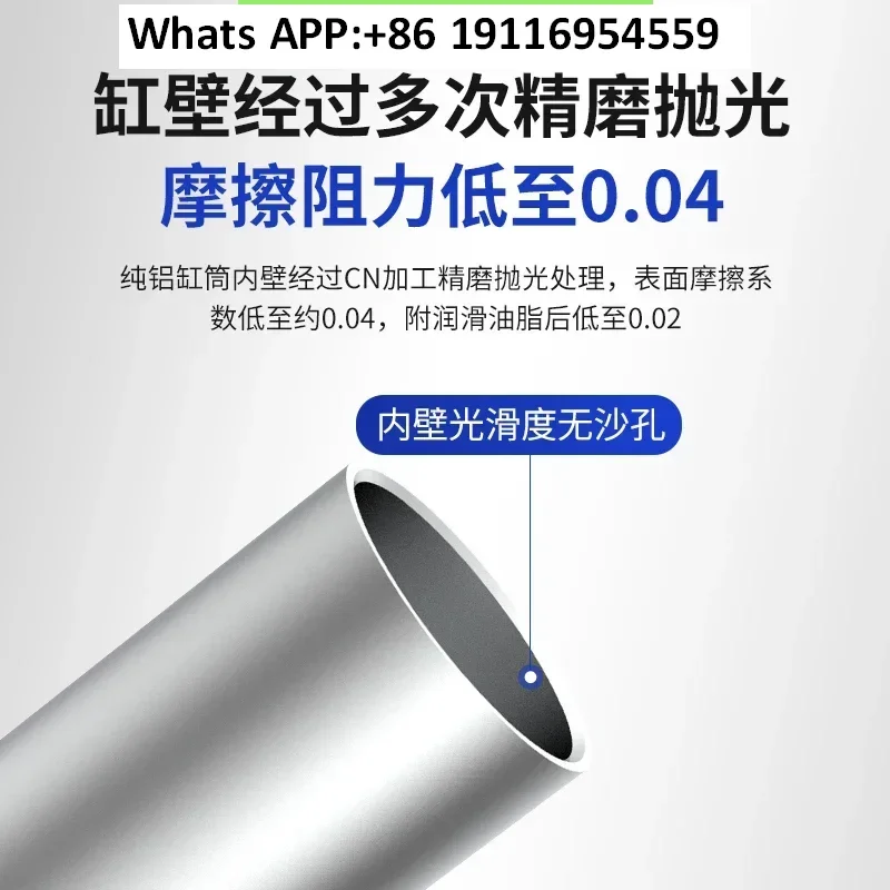 

Цилиндр SCD с двойной головкой, стандартный цилиндр с двойным выходом SCD32/40/50/63/80X25X50X75x90X100S