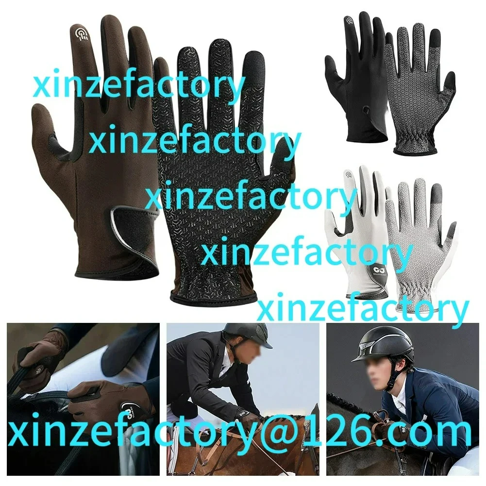 

Customization Breathable Riding Gloves Equestrian Horse Riding Gloves Lightweight
