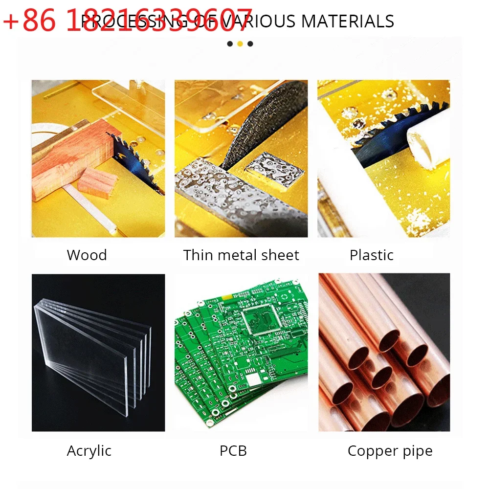 YAO Mini Table Saw 110v-220v 0-15cm Liftable Saw Blade Adjustable Cutting Angle Saw For Diy Crafts Woodworking Metal Plastic Cut