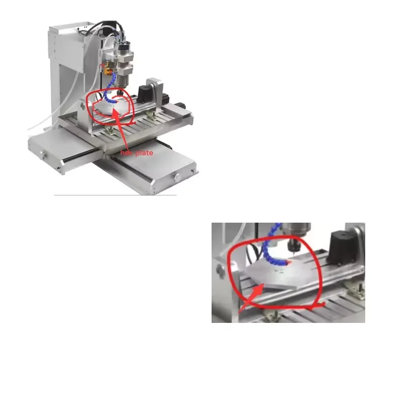 

Hex plate spare part for HY-6040 5 axis Machine