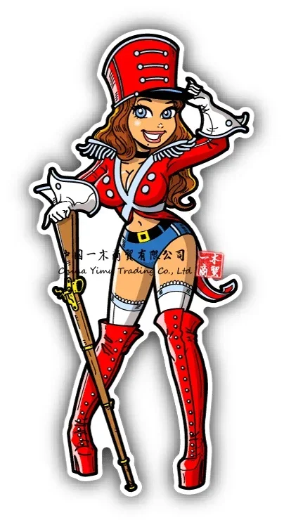 Sexy Cartoon Christmas Toy Soldier Car Bumper Sticker Decal Snapchat Vinyl pechincha call of duty cyberpunk Air pump azur  Waifu