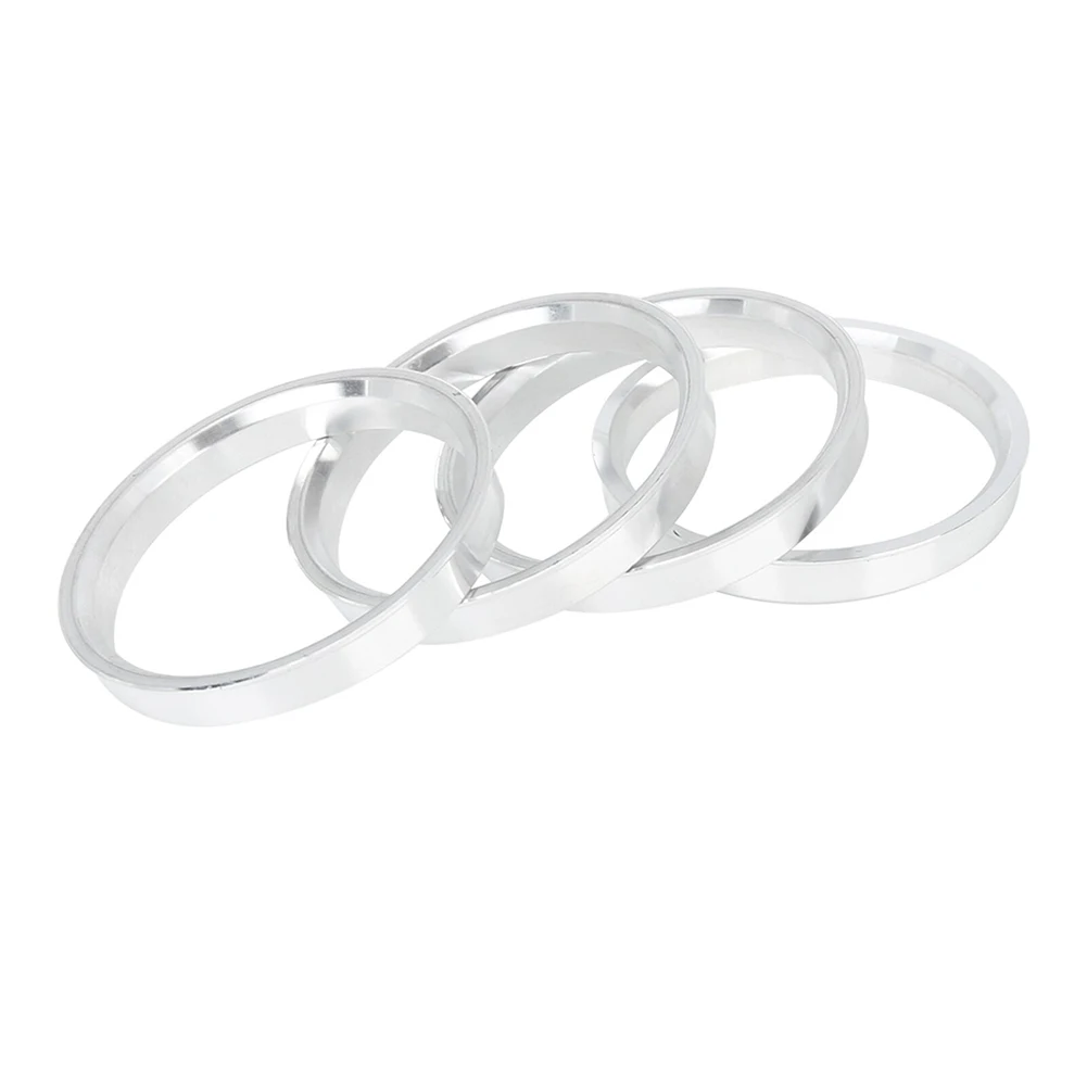 Ajuste Preciso para las Ruedas de su Vehículo, Anillos Centradores de Cubo, Construcción de Aleación de Aluminio, 73,1 mm de Diámetro Exterior, 56,1 mm de Diámetro Interior, Juego de 4