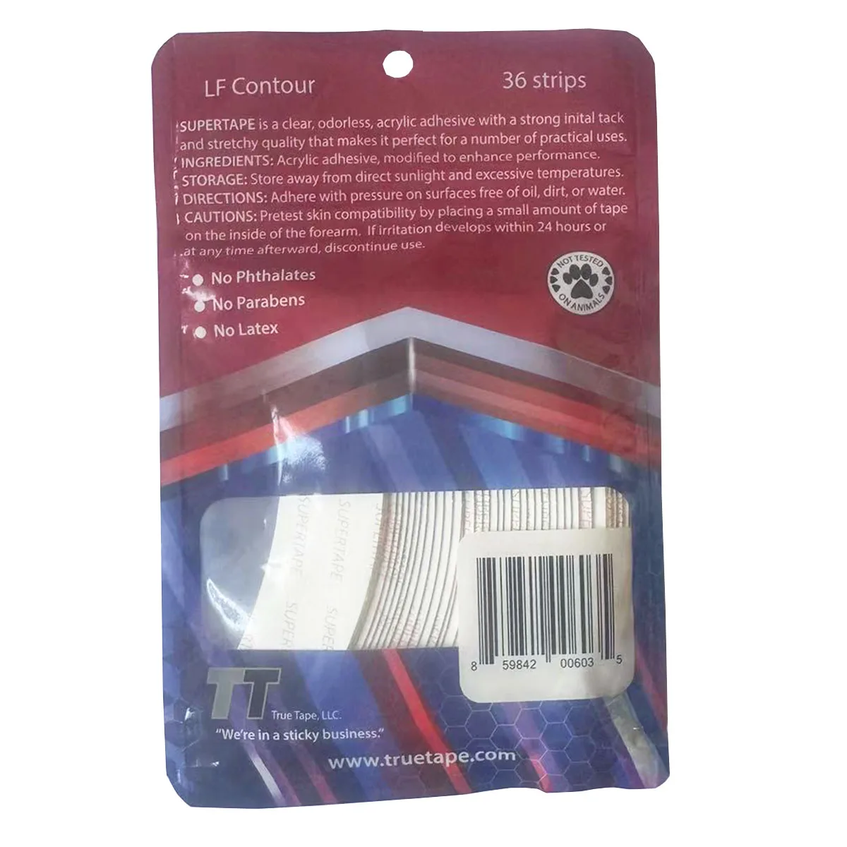 36pcs/lot Original Package SUPERTAPE Contour Double Side Tape Wigs Tape Toupee Tape