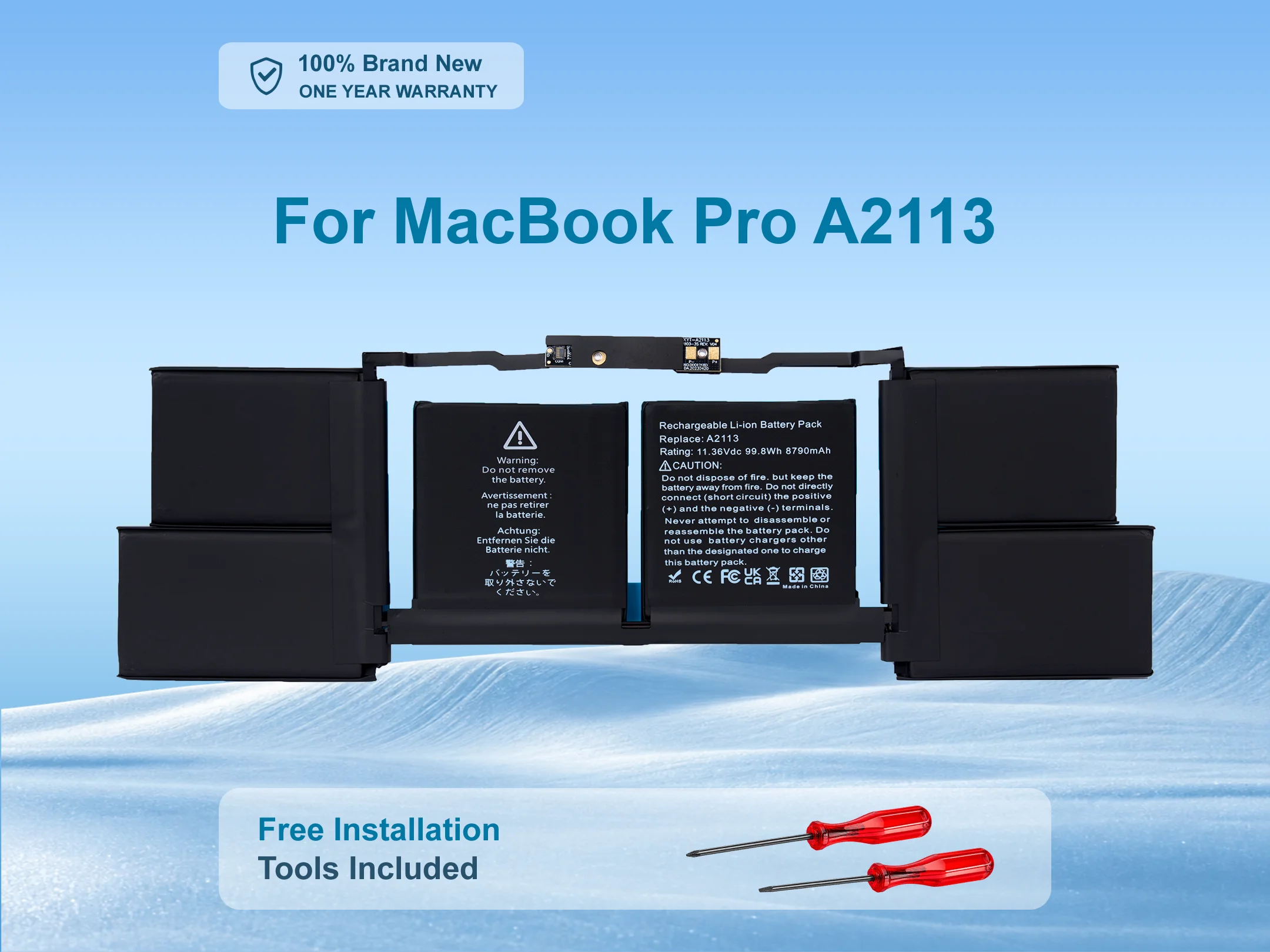 A2113 Battery for MacBook Pro 16