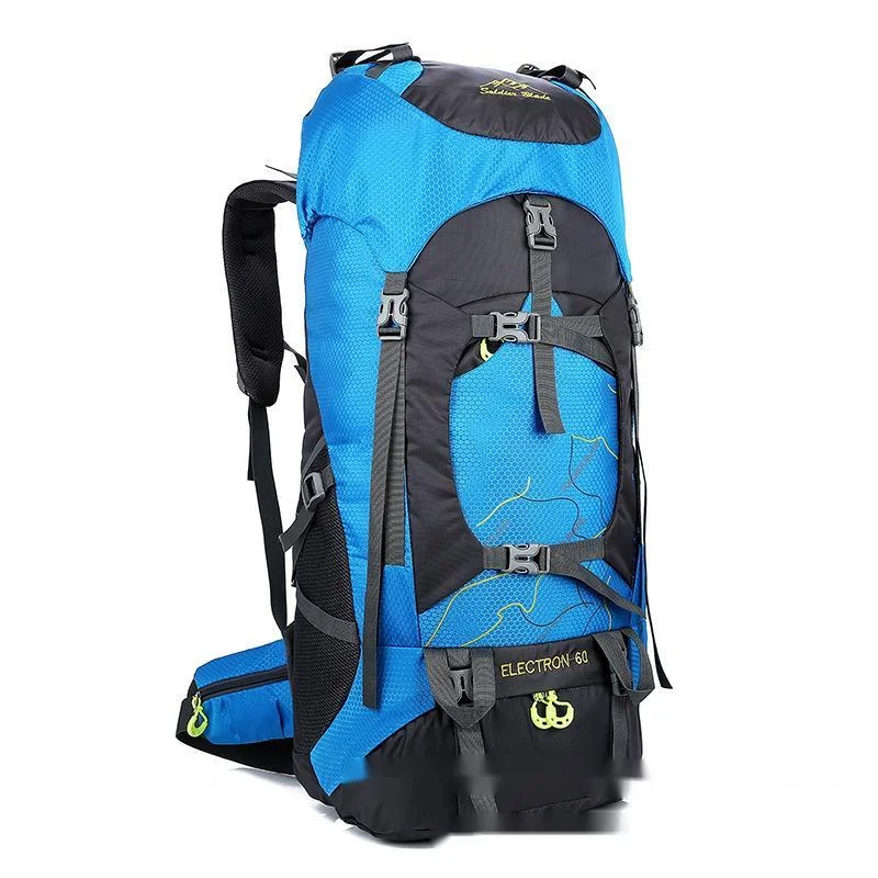 

Waterproof Hiking Backpack Camping Bag with Rain Cover Hiking Travel Mountaineering Rucksack Outdoor Climbing Trekking Men Bag