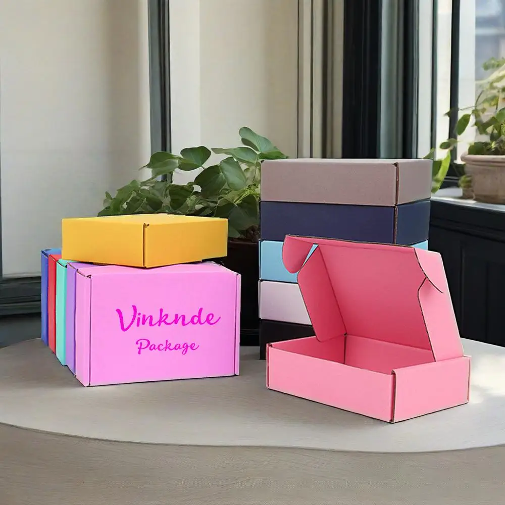 

10pcs Custom Logo Kraft Paper Aircraft Box Wedding Party Gift Boxes for Jewelry Candy Perfume Cosmetics Handmade Clothing Pack
