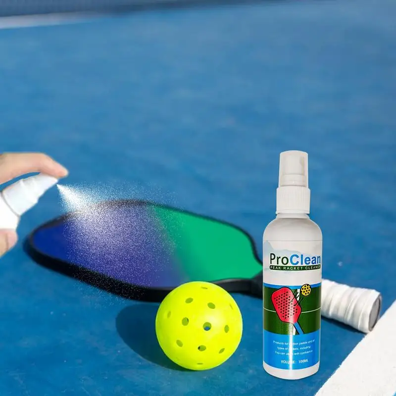 Nettoyant pour raquettes de ping-pong, solution pour livres de raquette, spray pour batte de tennis de table, nettoyant pour raquettes, 100ml pour boosts