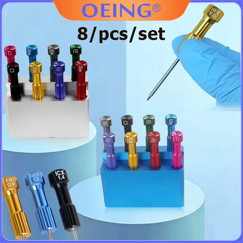

1Set Dental Stainless Steel Handle Implant Screwdriver Implant Drilling Tool Micro Screwdriver Oral Instrument Materials
