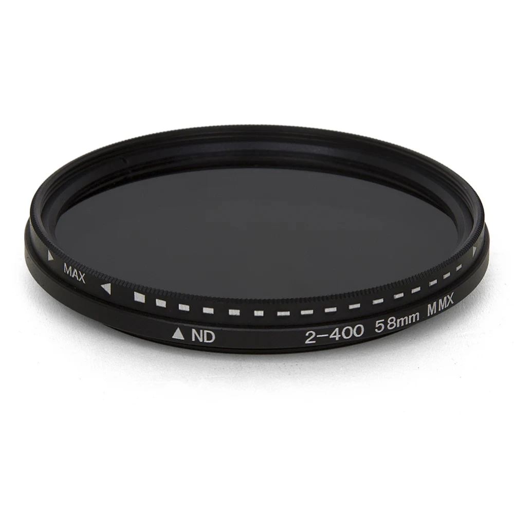 Variabler Fader-ND-Filter, einstellbar, ND2 bis ND400, Neutraldichte für Kamerazubehör, Objektiv 11 x 11 x 2,5 cm, Polarisationsfilter