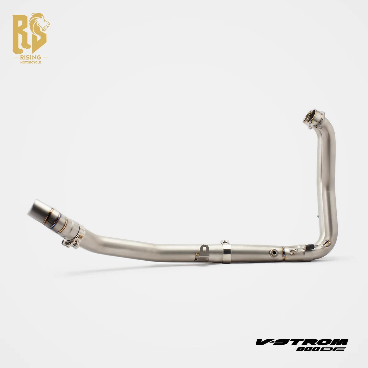 For Suzuki V-STROM DL800DE DL800SE 2023-2025 Motorcycle Full Titanium Exhaust Front Middle Link Pipe slip on  Match OEM Muffler