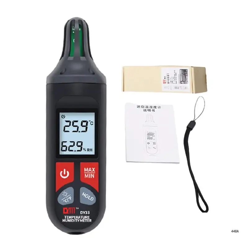 

Convenient Temperature Sensor Accurate Thermometer and Humidity Meter LCD Display for Monitoring Indoor Environment