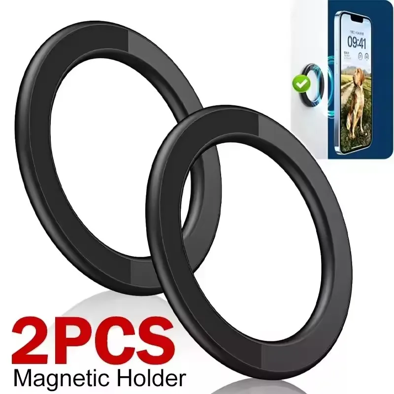 

For MagSafe Magnetic Ring Holder Adhesive Strong Magnet Cellphone Wall Mount Mobile Phone Tablet Stand for iPhone 16 Pro iPad