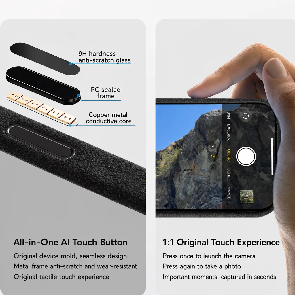 100% italienisches Alcantara-Magnetgehäuse für iPhone 18 17 Pro Max Air Luxus mit Magsafe-Abdeckung Leder-Handyhüllen für iPhone 18Pro – Detail 6