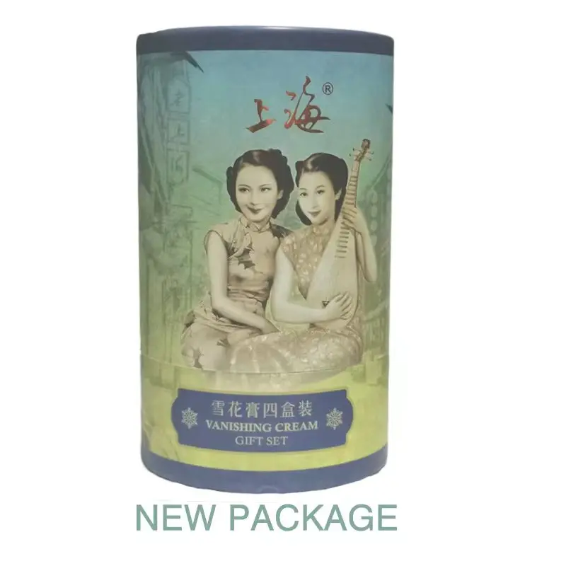 Shanghai Beauty Vanishing Cream box-packed of 4 Green Hydrating Nourishing Box Set Pack Cost Effective Multiple Aroma Options