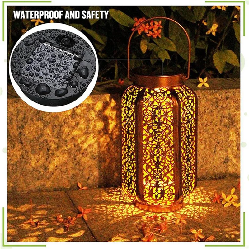 8 Pcs Solar Lights Replacement Top Solar Lantern Parts LED Solar Panel Lantern Lid Lights for Outdoor Hanging Decor