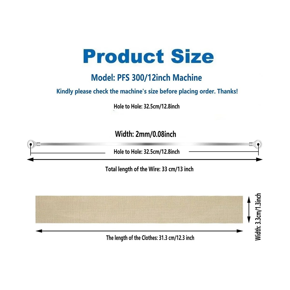 Zgrzewarka impulsowa części zamienne 16 Cal-3mm uszczelnienie termiczne paski PTFE taśmy uszczelniające elementy zamienne 6 Pack
