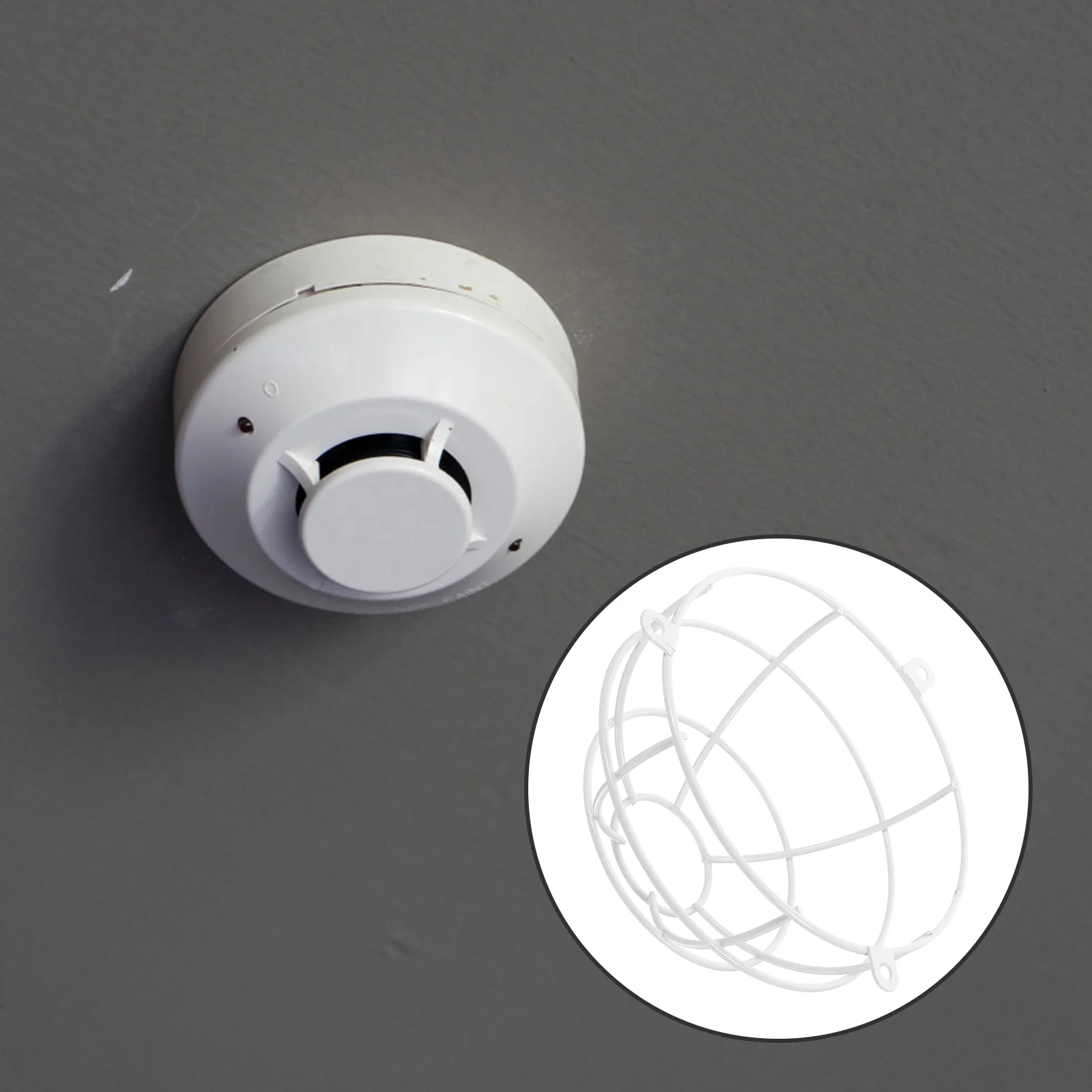 Smoke Protective Cover Alarm Covers for Cooking Smoking Induction Plate Decorative Metal