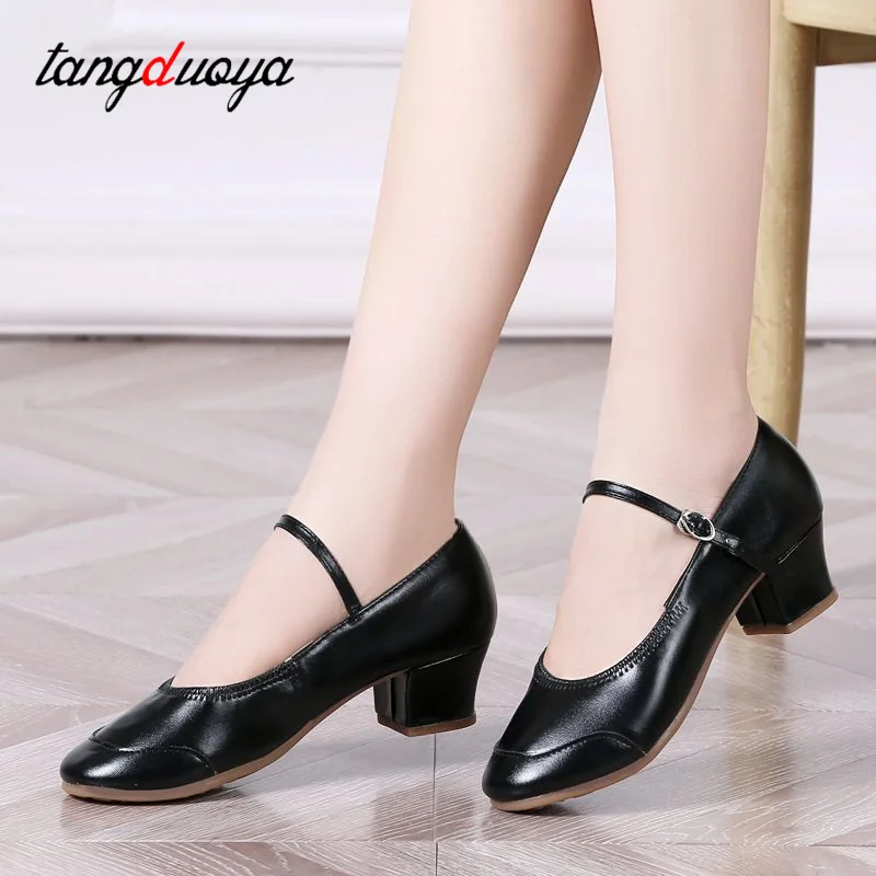 Women Shoes Modern Dance Shoes For Girls Woman Latin Dance Shoes Ladies Ballroom Tango Dancing Shoes Closed Rubber sole