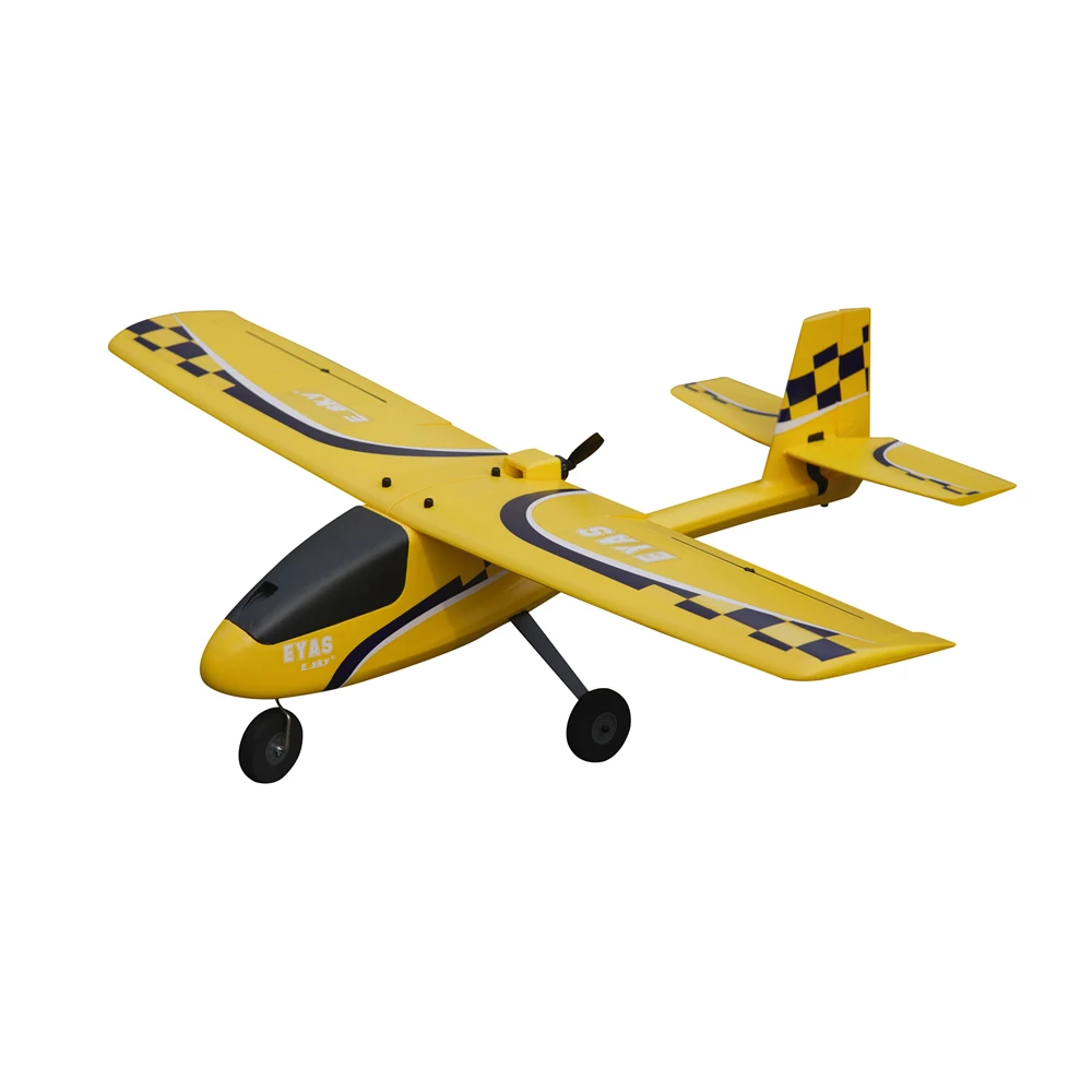 ESKY EYAS Yellow 1100mm Wingspan 3D Aerobatics EPO RC Airplane Glider Trainer PNP With FC Compatible SBUS/DSM/PPM/IBUS/CRSF