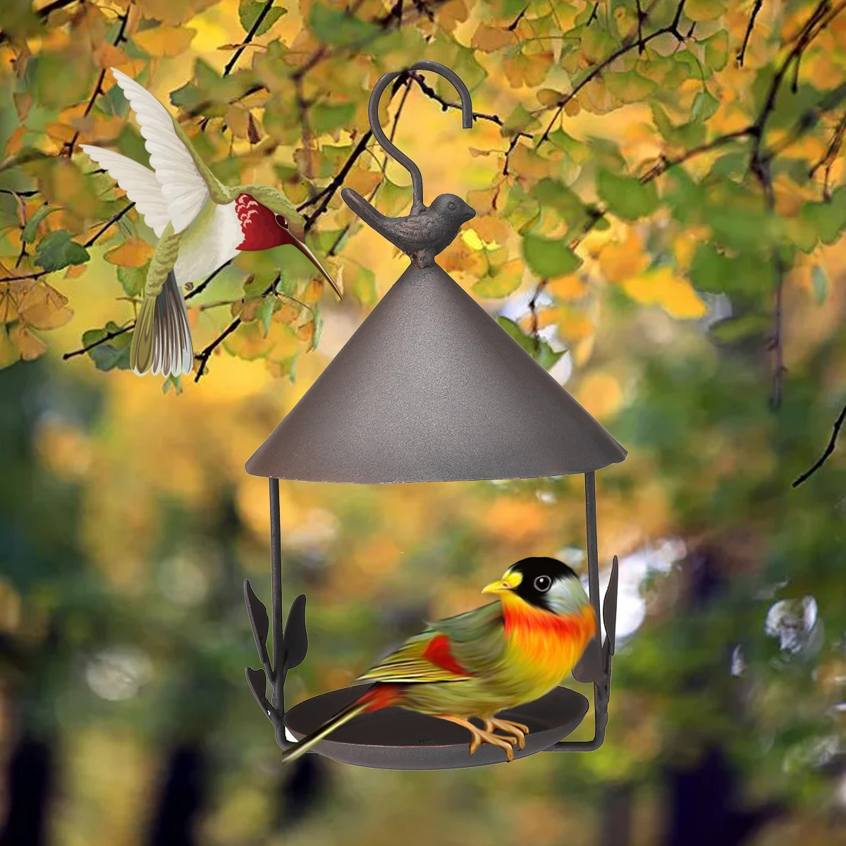 Easy Birdhouses & Feeders Simple Projects To Attract & Retain The Birds You Want Balcony Bird Cage Cast Iron Bird Feeder