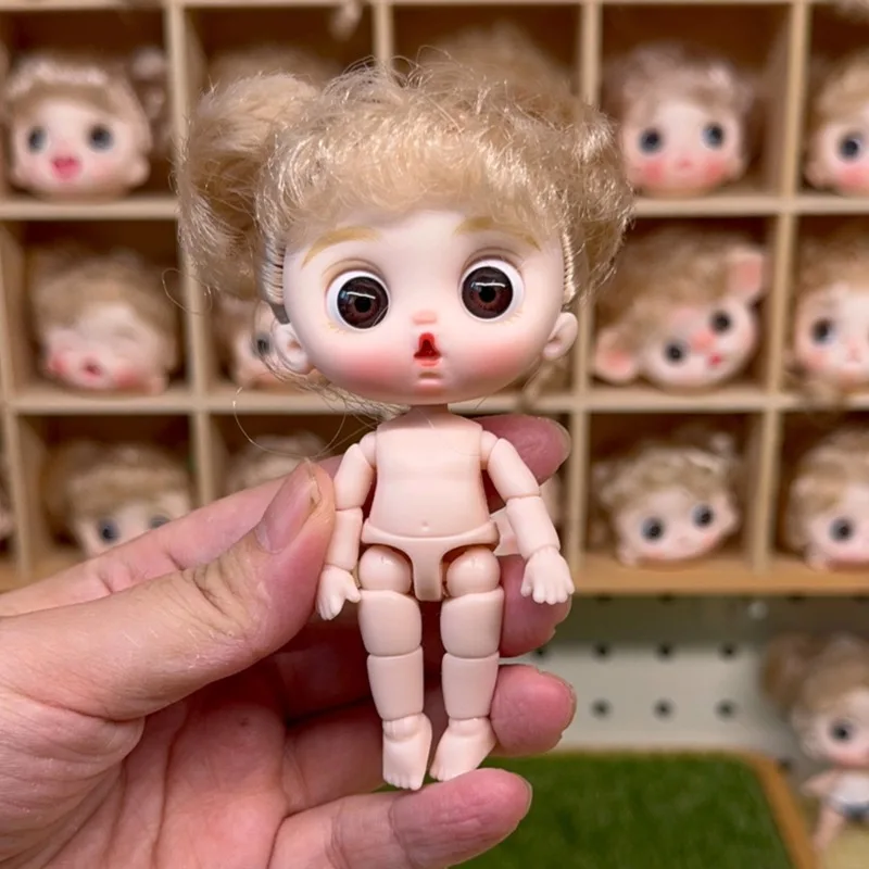 

Кукла Taotao Wanzi Joints, тело-сюрприз, разбитое тело Voxel, 6,2 см, виниловая нюдовая кукла Ob11, нарядная кукла, подарок на день рождения для девочек