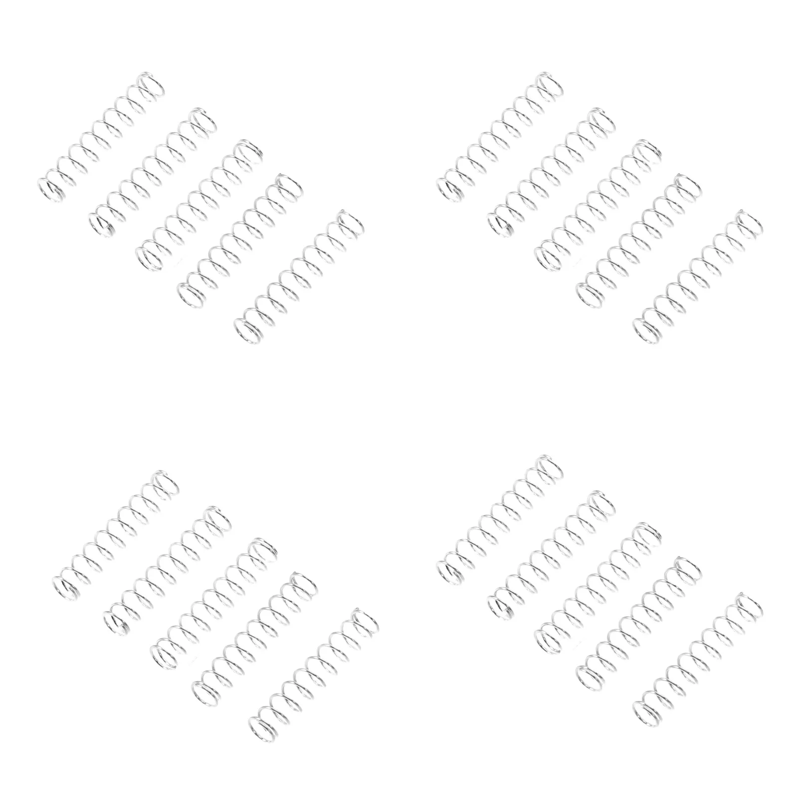 20pcs Ballpoint Pen Spring Replacement Stainless Steel Compression Springs For Smooth Writing Leak Prevention Compatible With