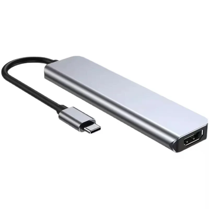 

USB-C Dock HUB Hub RJ45 Dock Type-C Card Reader For Computer 6-In-1 Dock