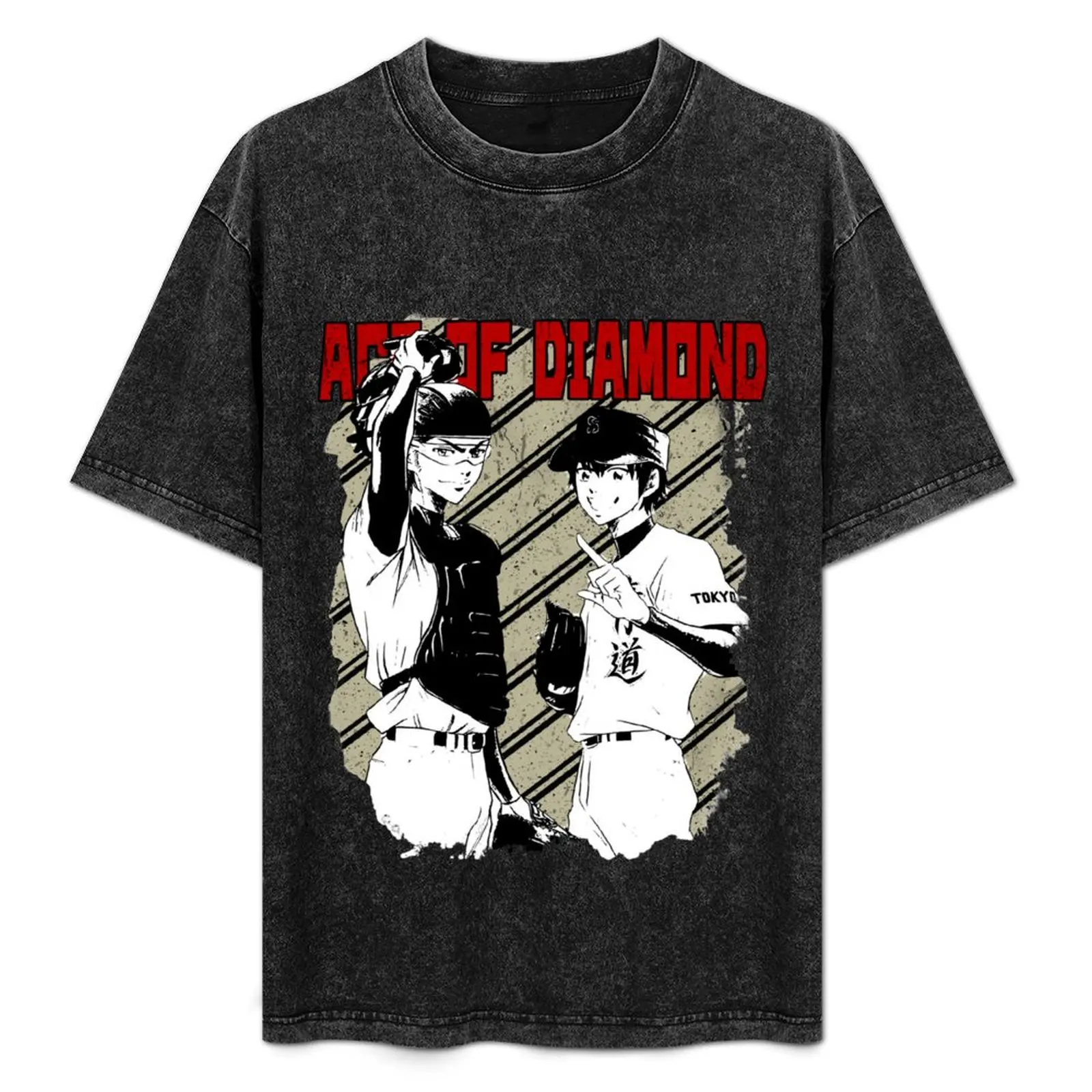 Camiseta Diamond no Ace, ropa informal básica, top de manga corta