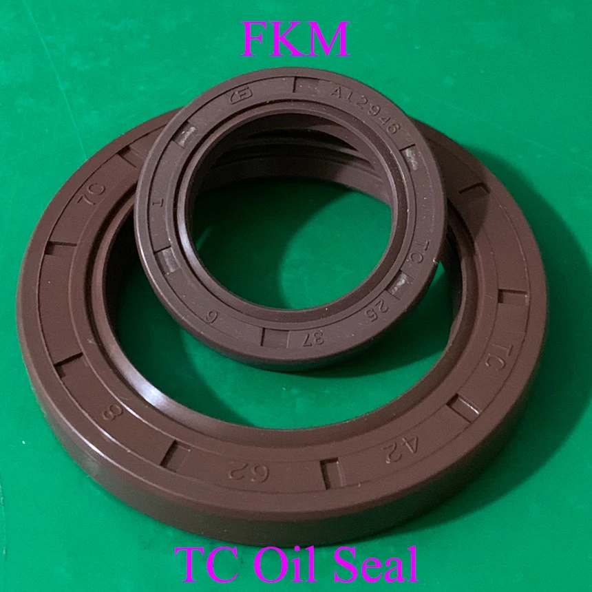 12*25*7/8/10 12x25x7/8/10 12*28*6/7 12x28x6/7 Fluoro FKM Fluorine Rubber Spring Two Lip TC Gasket Radial Shaft Skeleton Oil Seal