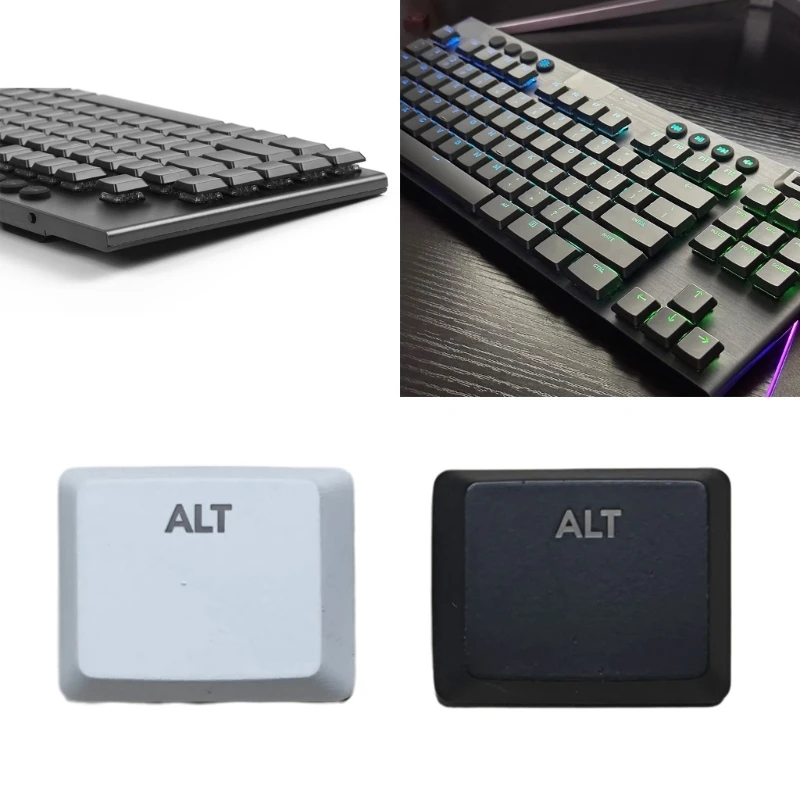 Keycap Replacement Part for Keyboard Repair, Plastic Component with Face Marking for Worn, Missing or Damaged Position D2RC