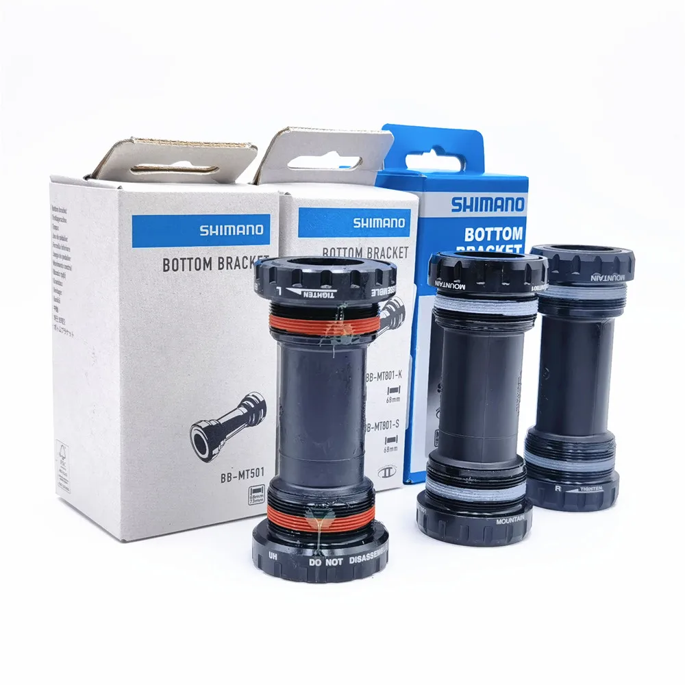 Shimano BB-MT501 XT BB-MT801 XTR SM-BB93 Mountain Bike MTB Threaded Bottom Bracket 68/73mm Shell Width