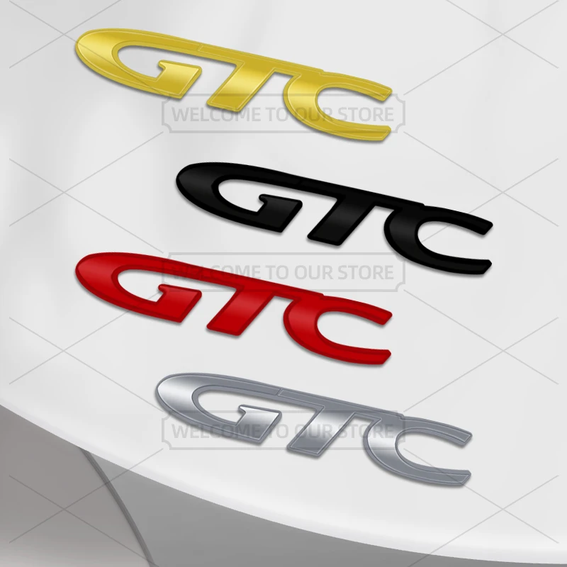 Car 3D Metal GTC Body Emblem Grille Badge Decals Auto Tail Sticker For Opel Astra Vectra Zafira Vivaro Insignia Rocks OPC Junior