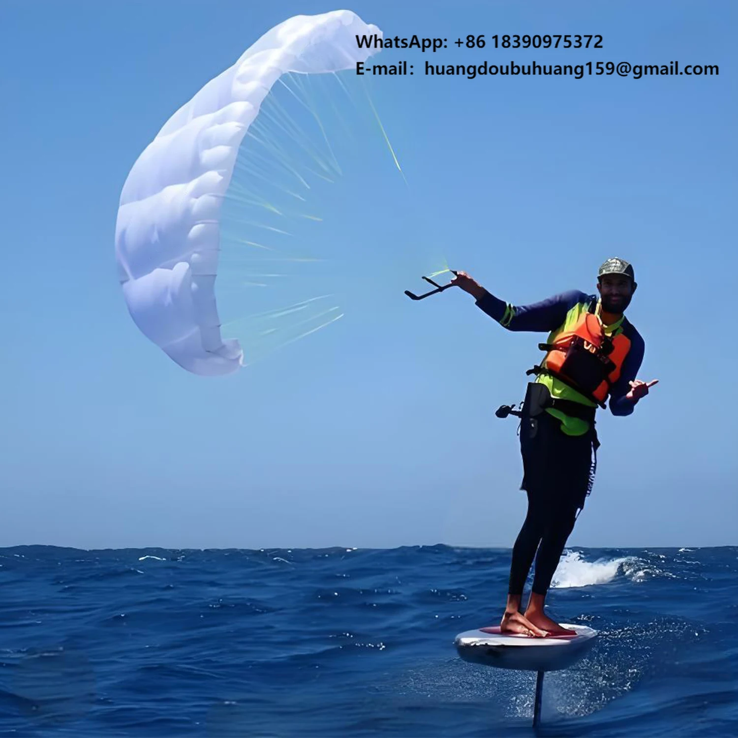 

Горячая новинка: надувная доска JFS Wing Downwind Board Surf Foil Parawing, прочная, 280x130 см, для кайтсерфинга