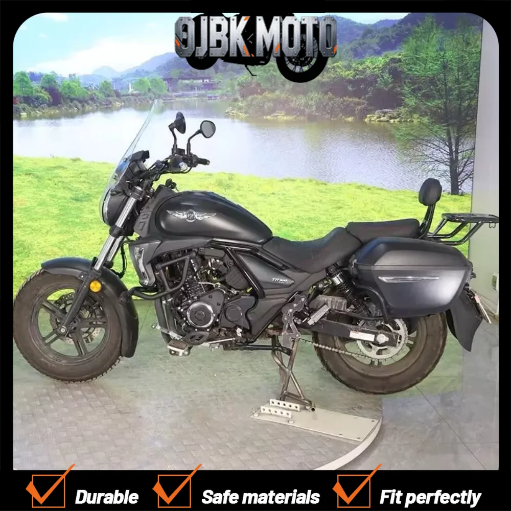 

【Perfect fit】For Haojue TR300 tail rack rear shelf strengthened support type tail wing modified short luggage rack