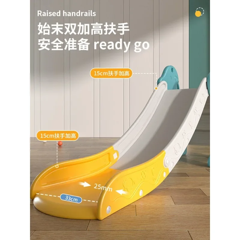 The product can be customized.Kids slide indoor home small baby slide folding multifunctional kids toy family playground