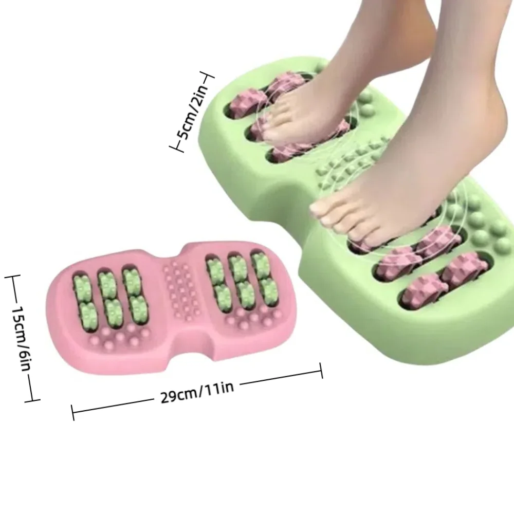 Nuevo Masajeador de pies elevado, punto de disparo de pata de gato, reflexología, masajeador de acupresión para pies, cuidado de relajación, masajeador con rodillo para pies