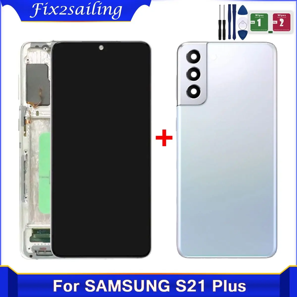 OLED Display For Samsung Galaxy S21 Plus G996 G9960 G996F LCD Touch Screen Digitizer For Samsung S21plus Screen With Frame