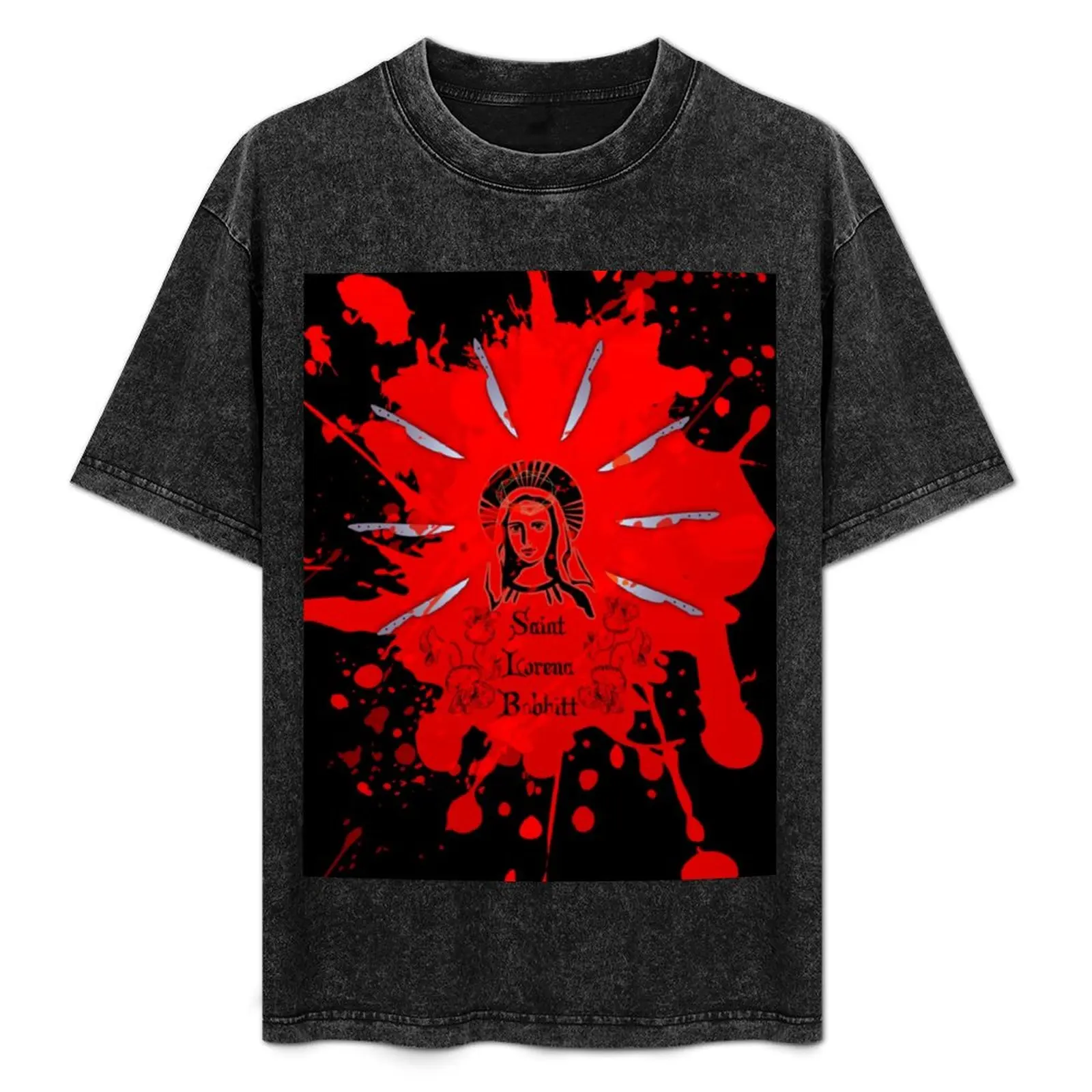 Camiseta Saint Lorena Bobbitt de manga corta para tallas grandes y altas