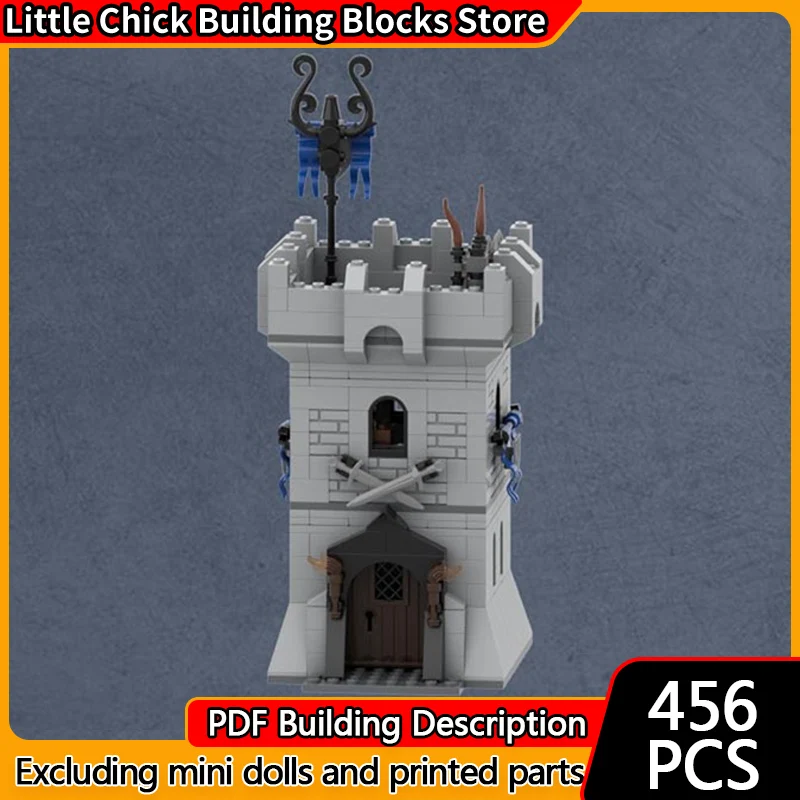

Medieval Castle Model MOC Building Bricks Fortress Watchtower Modular Technology Children Holiday Gifts Assemble Toys Suit