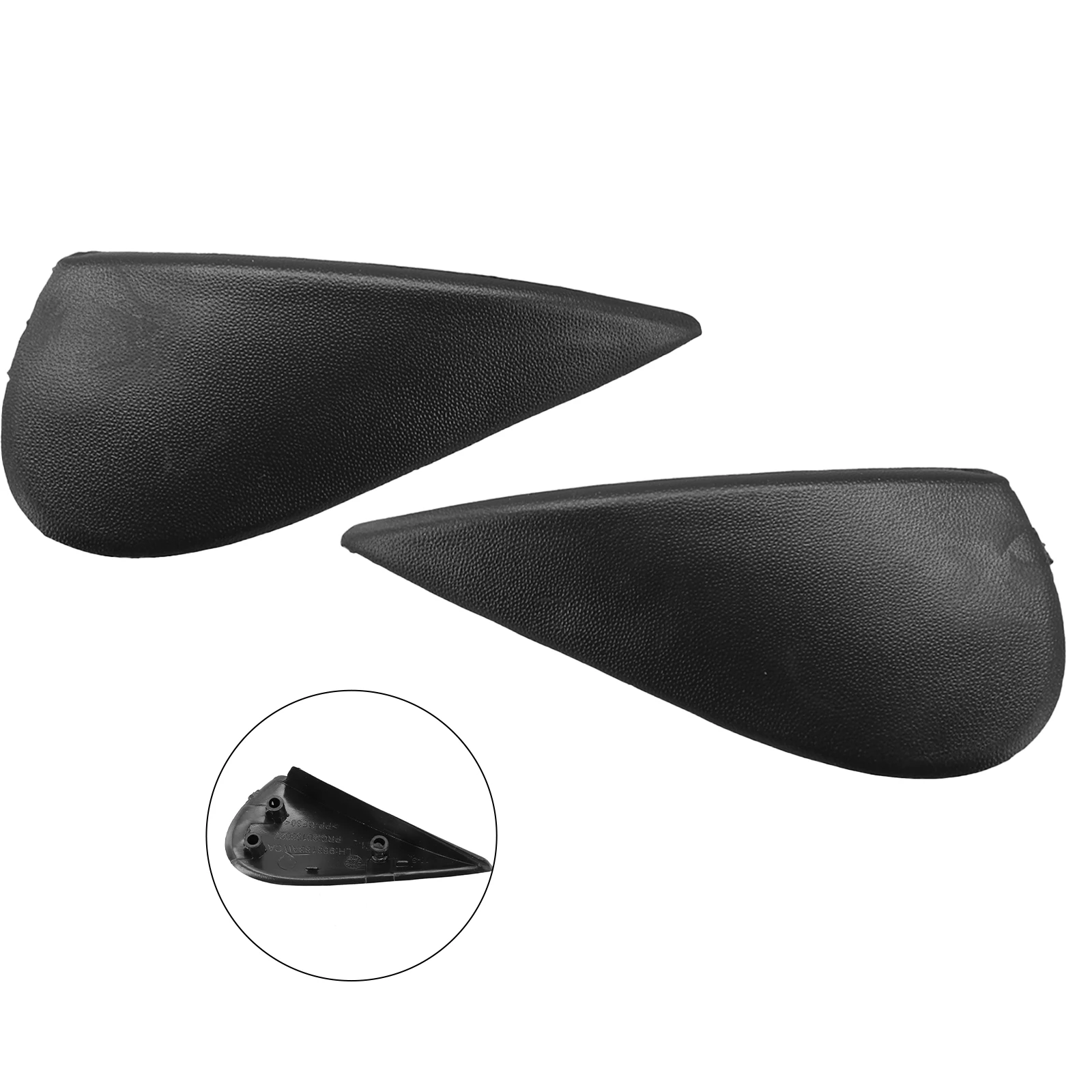 2×Left Right Side Corner-Window Mirror Molding Trims For Nissan- Versa- 2012-2019 Rearview-Mirror Shell Exterior Part