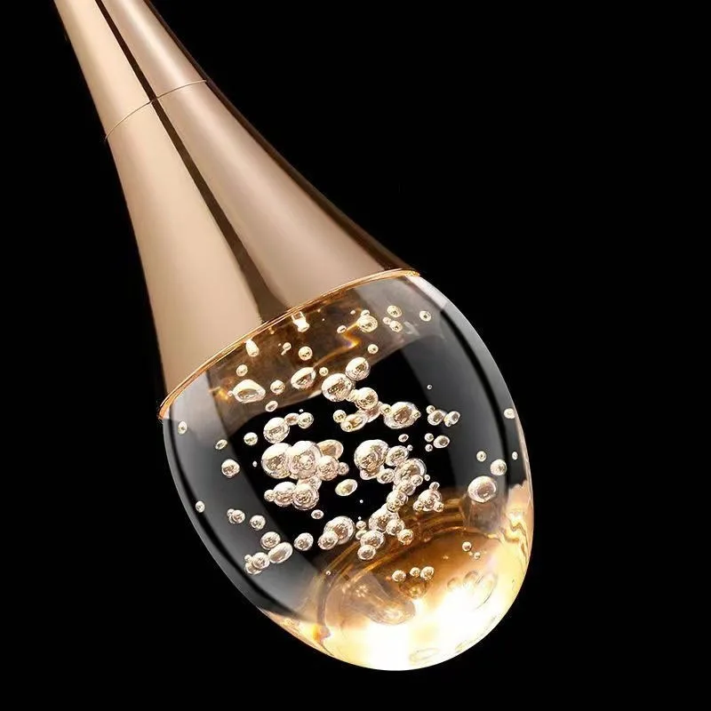 Modern Bubble Crystal Pendant Lights Indoor Hanging Lamp For Kitchen Island Dining Living Room Bar Cafe Pendant Lamp Home Decor