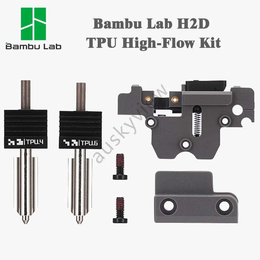 Original Bambu Lab H2D TPU High-Flow Kit – 0.4/0.6mm Nozzles, Flexible Filament