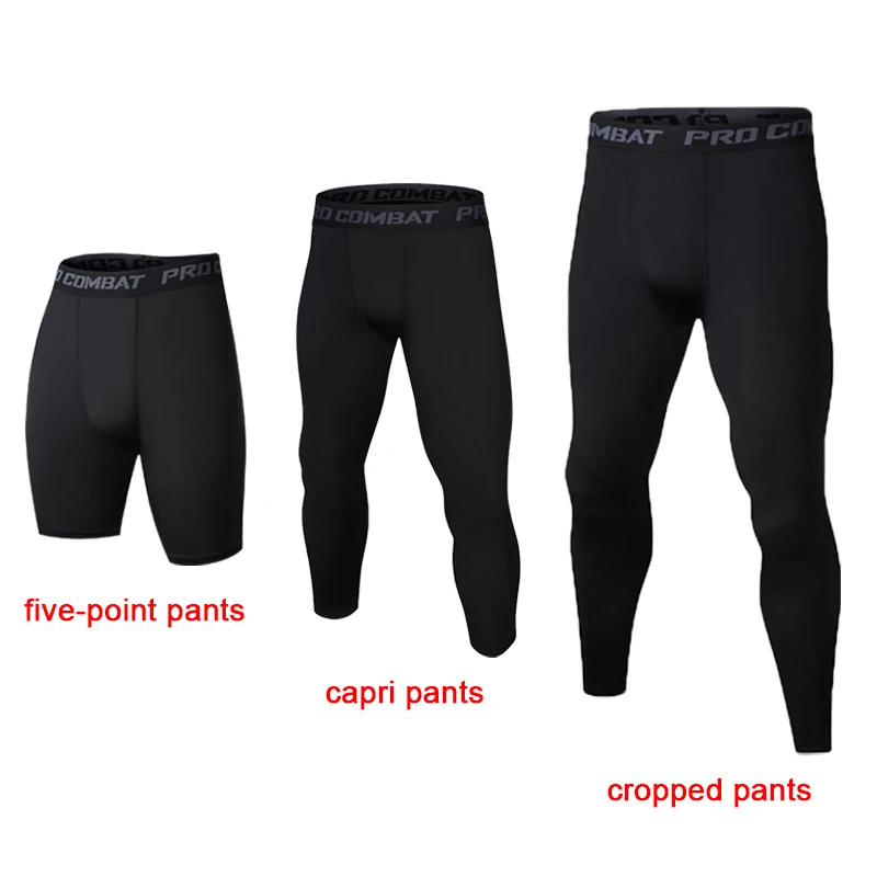 

Men's tight pants are breathable, cool, sporty, leggings, running, exercise, five quarter pants, seven quarter pants, long pants