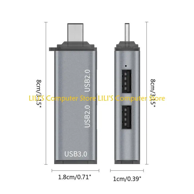A52B عالية الجودة عالية السرعة 5 جيجابت في الثانية محول محول USB HUB USB توسيع 3 منفذ الخائن لجهاز الكمبيوتر المحمول المحمول