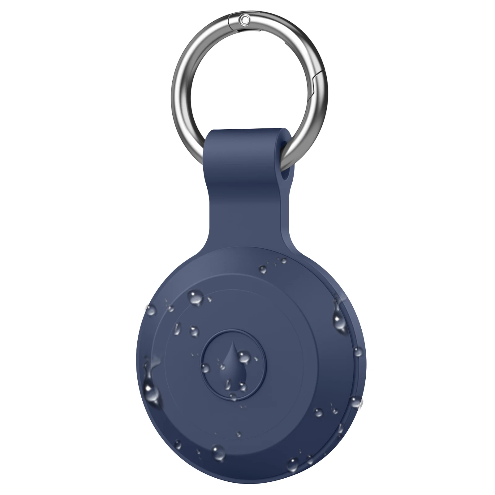 Siliconen hoesje voor Apple Airtag Cover 360 °   Waterdichte hond kat halsband GPS Finder beschermhoezen voor Apple Air Tag Shell sleutelhanger