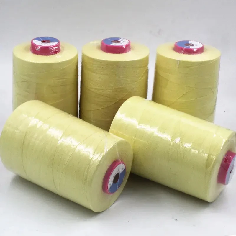 200g Aramid fiber flame-retardant thread 1414 Protective equipment sewing thread Yellow high-speed sewing thread