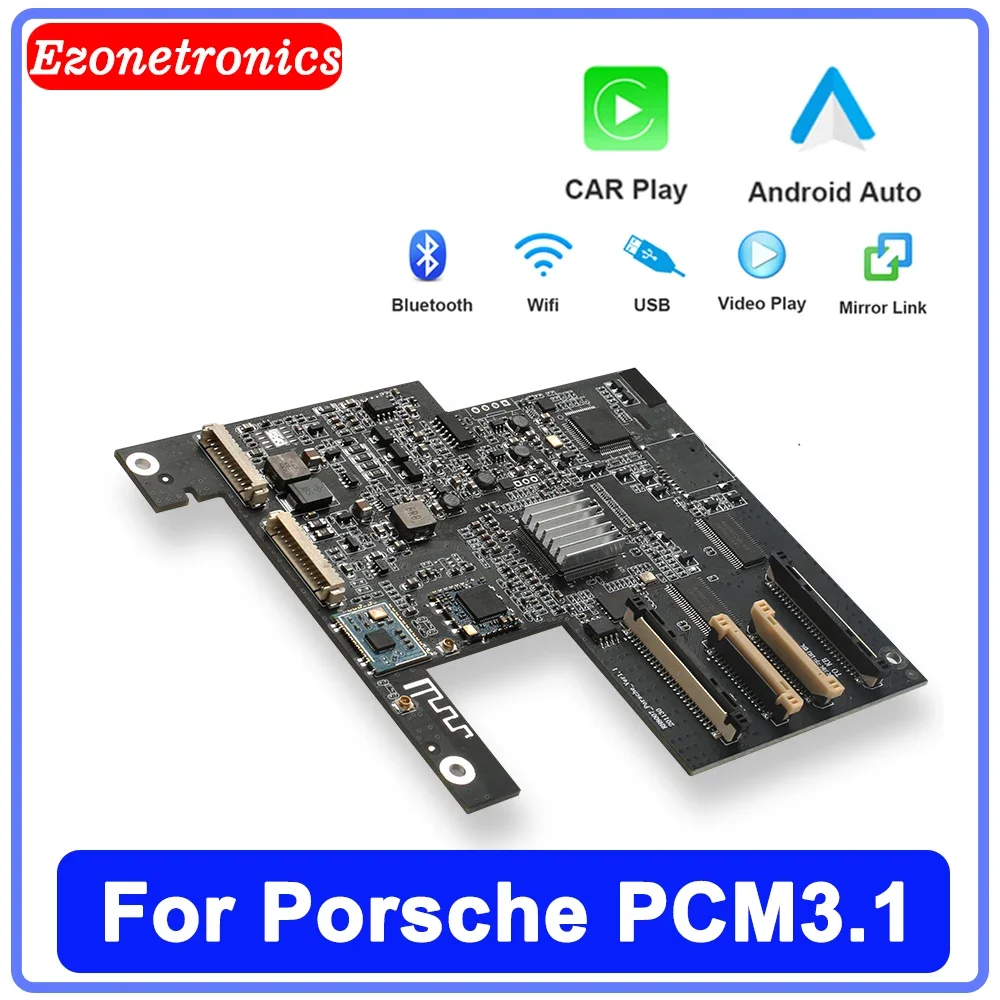 Modelo Carplay Apple sem fio, PCM 3.1, Porsche, Panamera, Cayenne, Macan, Boxster, 911, 718