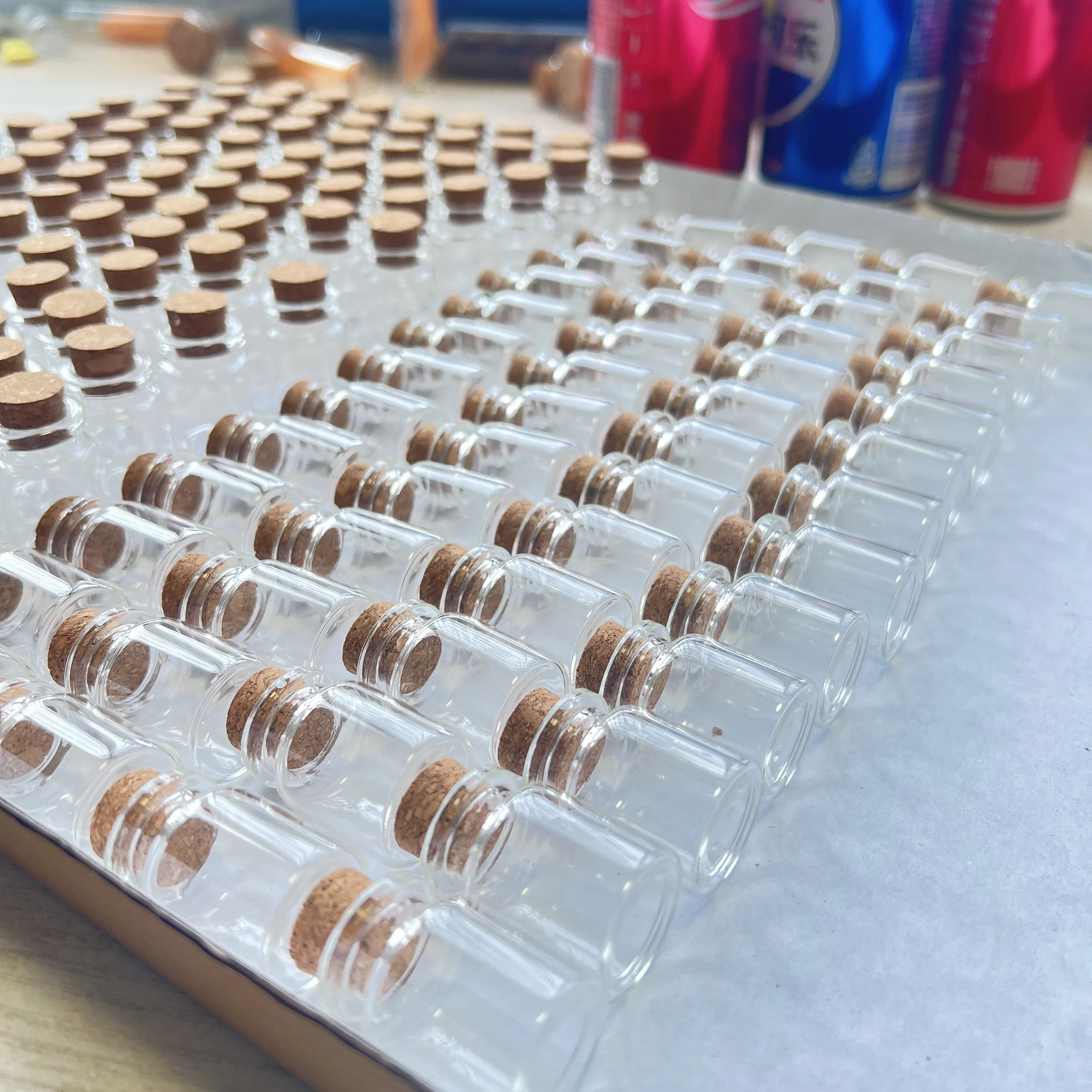 50/100 Pcs 5ml Small Decor Glass Bottle 22×30mm DIY Crafts Mini DECORATIVE Glass JARS Wishing Gift Wedding Gift Glass Test Tube